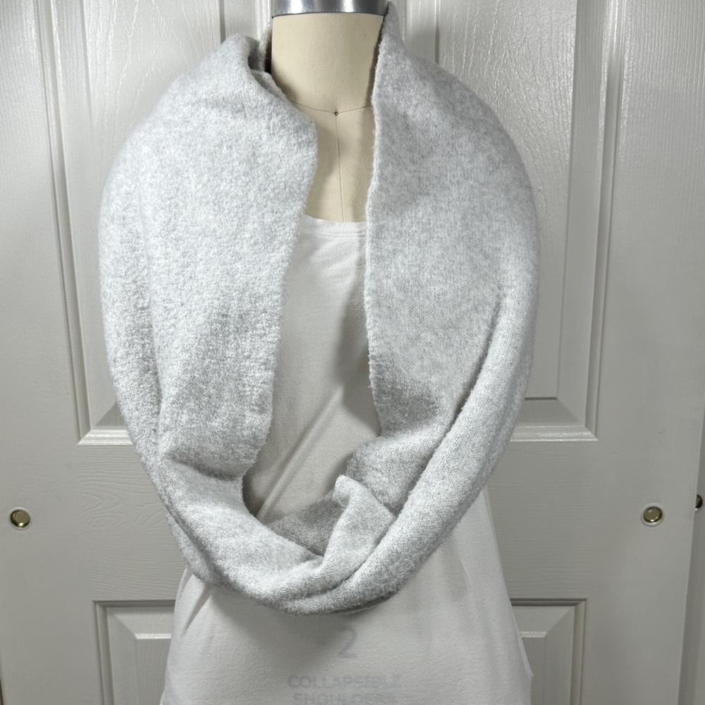 Cozy Gray Infinity Scarf